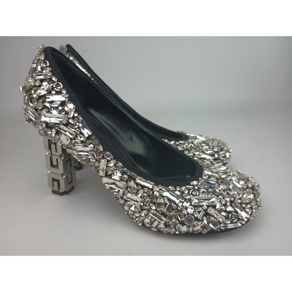 Givenchy G-Cube Crystal Pump Size 37 - Picture 1 of 7